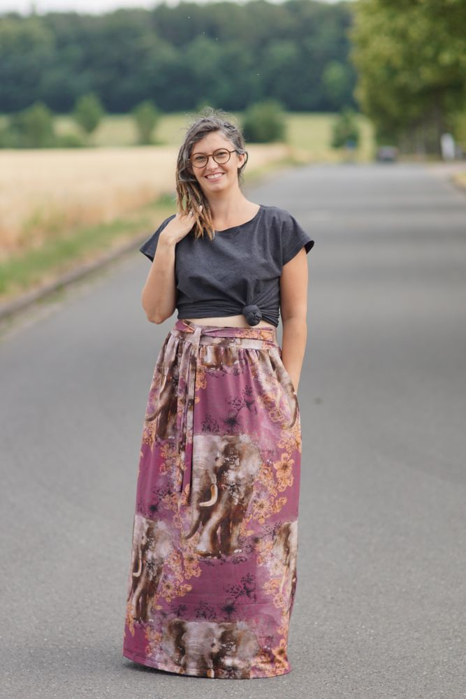 Charitystoff: "This time for Afrika" the power of Love - Eigenproduktion von Graustufen-Stoffe auf Baumwolljersey